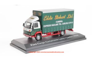 ATL4649116 Oxford Diecast Atlas Editions Ford Cargo Curtainside - Eddie Stobart