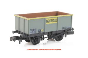 NR1504B Peco Iron Ore Tippler Wagon - Grey with Ingot Mould branding