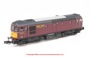 GM2210602 Dapol Class 330 Diesel Locomotive number 33 025 in West Coast Maroon livery