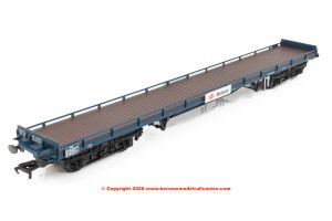 38-902B Bachmann BR FVX Carflat Wagon number B745077 - BR Blue Motorail