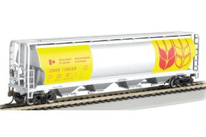 19136 Bachmann HO Canadian 4 Bay Grain Hopper Govft.T. Of Canada