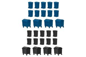272919 Faller Waste Bins Kit - Pack of 28