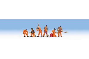 GM3910154 Gaugemaster Railway Track Workers 6 Figure Set