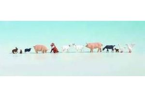 GM3910155 Gaugemaster Farm Animals 10 Figure Set
