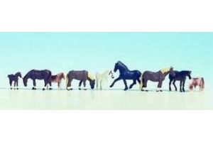 GM3910159 Gaugemaster Horses 9 Figure Set