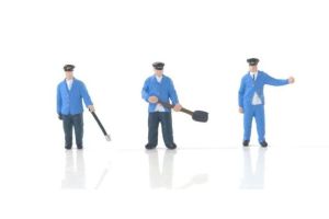 GM970 Gaugemaster On the Footplate 3 Figure Set A