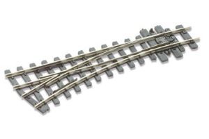 SL-E492 Peco Left Hand Electrofrog Turnout OO-9