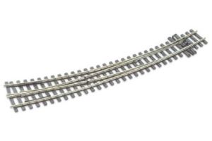 SL-E1486 Peco HOm Code 75 Right Hand Curved Turnout Electrofrog