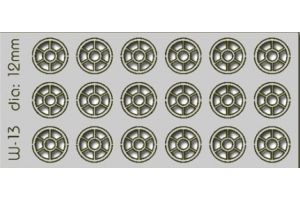 W-013 Proses 18 pcs 12mm Diameter Round Windows HOOO