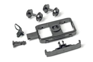 GR-104 Peco Pair of Coach Bogies wheels and couplers