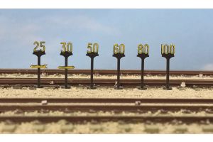 5050 Model Scene Speed Signs
