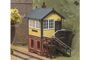 LK-715 Peco O Gauge Lineside Signal Box - Brick Base.