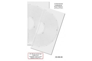 P3D-EB-06 Proses Embossed PVC Sheets Curved Roads