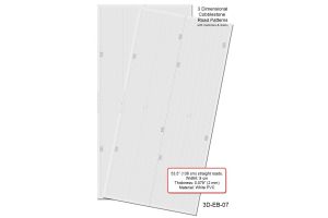 P3D-EB-07 Proses Embossed PVC Sheets Straight Roads