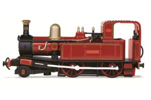 76IOM001 Oxford Rail Static Model number 10 named G H Wood in Indian Red 1945 - 1967 livery
