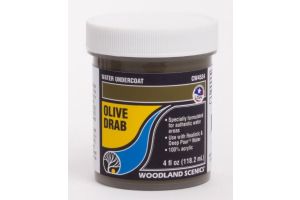CW4534 Woodland Scenics Olive Drab Water Undercoat
