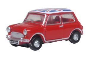 120MN001 Oxford Diecast Mini Tartan RedUnion Jack