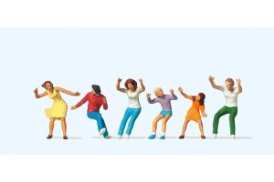 24664 Preiser Chairplane Riders Figure Pack