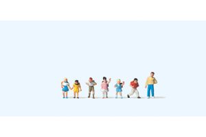 79043 Preiser School Children Pack of 7 N gauge