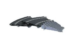 C8296 Scalextric Radius 2 10° Banked Curve 45° x 2
