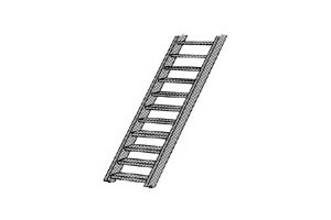 STAS-2 Plastruct Styrene Stair Pack of 2