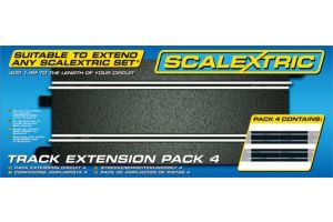 C8526 Scalextric 4 Pack of Straights