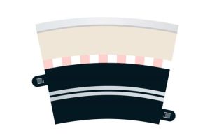 C7017 Scalextric Single Lane Radius 3 Curve Track