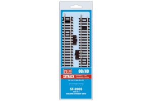 ST2005 Peco Isolating Straights - Contains ST-205 X 2