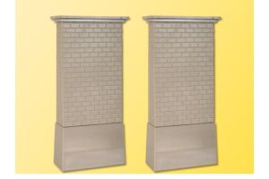 39751 WSL Kibri Masoned centre pillars for viaduct with concrete