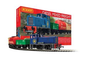 R1292M Hornby Diesel Mixed Freight Train Set
