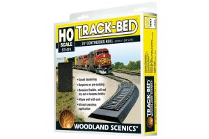 ST1474 Woodland Scenics HO 24ft Continuous Roll Track Bed