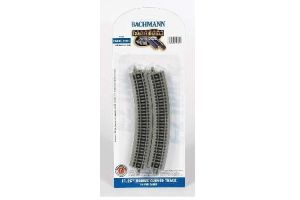 44801 Bachmann Nickel Silver 11.25in. Radius Curved Track 6Card.