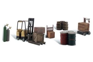 A1934 Woodland Scenics HO Loading Dock Details