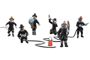 A1961 Woodland Scenics HO Rescue Firefighters