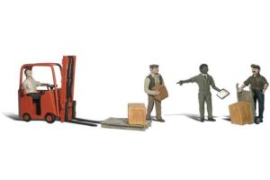 A2192 Woodland Scenics N Workers With Forklift